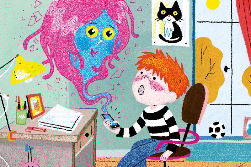 Mon deuxième cerveau Gael Aymon illustration Heloise Solt